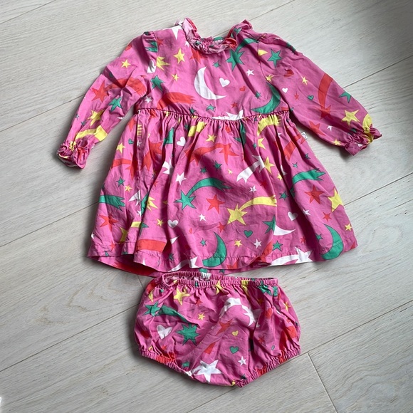Stella McCartney Kids Pink Dress with Bloomers Set Size 36...
